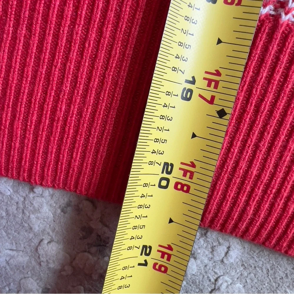 Old Navy Pink and Red Knit Ruffle-Sleeve Tank - Picture 7 of 7